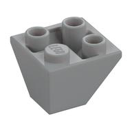Brick Sloped Inverted 45° 2 × 2 Double Convex Light Bluish Gray