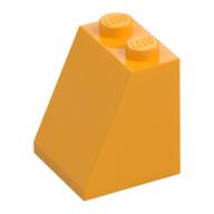 Dachstein 65° 2 × 2 × 2 mit unten Rohr Leuchtendes Hellorange