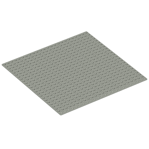 Baseplate 24 × 24 Light Gray
