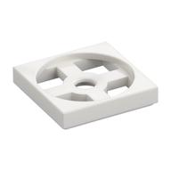Turntable 2 × 2 Plate, Base White