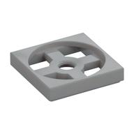 Turntable 2 × 2 Plate, Base Hellblaugrau