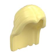 Hair Long Parted in Center Leuchtendes Hellgelb