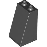 Brick Sloped 75° 2 × 2 × 3 [Hollow Studs] Black