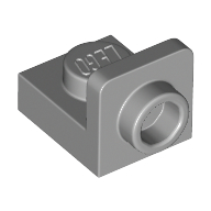 Bracket 1 × 1 - 1 × 1 Inverted Light Bluish Gray