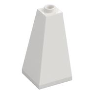 Brick Sloped 75° 2 × 2 × 3 Double Convex White