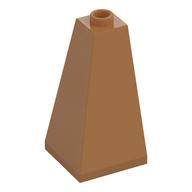 Brick Sloped 75° 2 × 2 × 3 Double Convex Mittelnougat