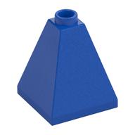 Brick Sloped 75° 2 × 2 × 2 Quadruple Convex Blue