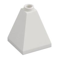 Brick Sloped 75° 2 × 2 × 2 Quadruple Convex White