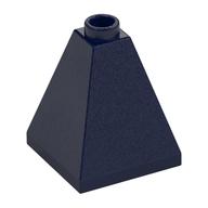 Brick Sloped 75° 2 × 2 × 2 Quadruple Convex Dark Blue
