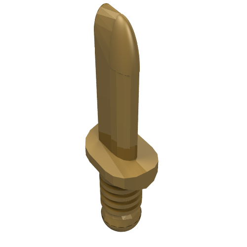 Weapon Dagger / Knife Pearl Gold