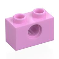 Technic Brick 1 × 2 [1 Pin Hole] Bright Pink