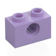 Technic Stein 1 × 2 [1 Pinloch] Lavendel