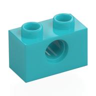 Technic Stein 1 × 2 [1 Pinloch] Mittelazur