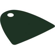 Neckwear Cape, Straight Bottom, One Top Hole [Spongy Stretchable Fabric] Dunkelgrün