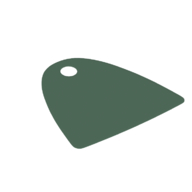 Neckwear Cape, Straight Bottom, One Top Hole [Spongy Stretchable Fabric] Sand Green