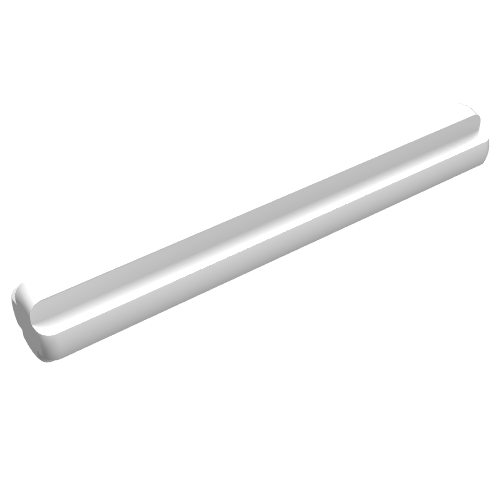 Technic Axle 4 Milky White