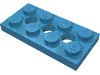 Technic Plate 2 × 4 [3 Holes] Maersk Blue