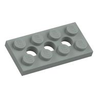 Technic Platte 2 × 4 [3 Löcher] Hellgrau