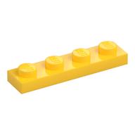 Plate 1 × 4 Yellow