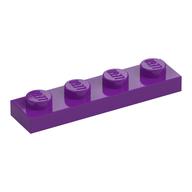 Platte 1 × 4 Lila
