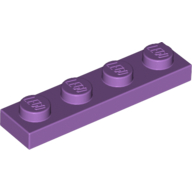 Plate 1 × 4 Medium Lavender