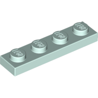 Plate 1 × 4 Light Aqua