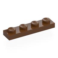 Plate 1 × 4 Reddish Brown