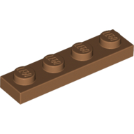 Plate 1 × 4 Medium Nougat