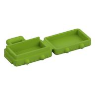 Bag / Suitcase with Long Handle [Opens] Limette