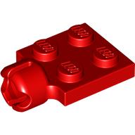 Plate Special 2 × 2 with Towball Socket, Short, 4 Slots Rot