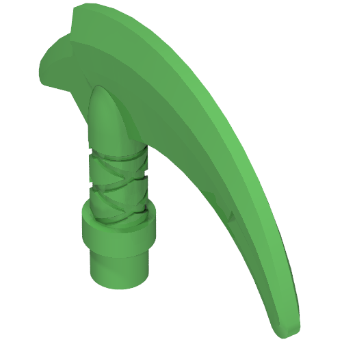 Weapon Scythe / Hook with Bar Hellgrün