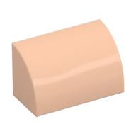 Bogenstein 1 × 2 × 1 Nr. Noppen Hellnougat