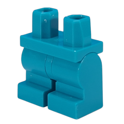 Hips and Dark Turquoise Medium Legs Dark Turquoise