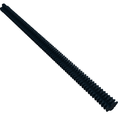 Technic Axle 10 Threaded in Black