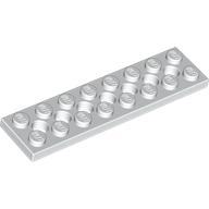 Technic Plate 2 × 8 [7 Holes] White