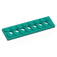 Technic Plate 2 × 8 [7 Holes] Dark Turquoise