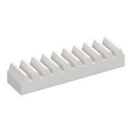 Technic Gear Rack 1 × 4 Weiß