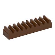 Technic Gear Rack 1 × 4 Reddish Brown