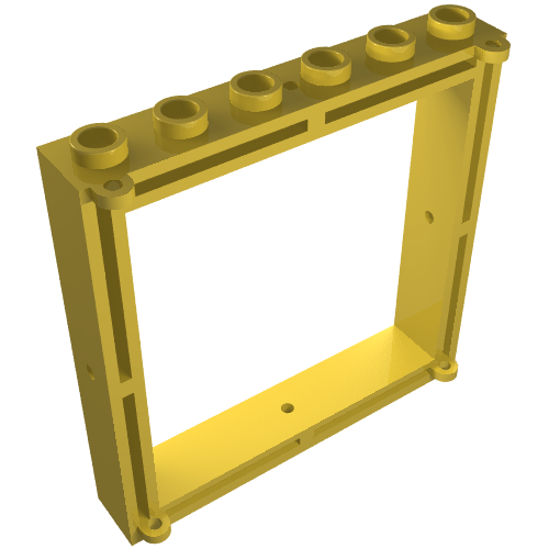 Window 1 × 6 × 5 Yellow