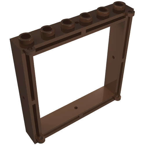 Window 1 × 6 × 5 Brown