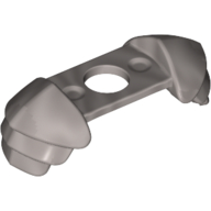 Minifig Neckwear Shoulder Guards in Mattsilber