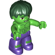 Duplo Figure Hulk Bright Green