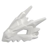 Creature Body Part, Dragon Head Upper Jaw, Hollow Eyes, Spikes in Weiß