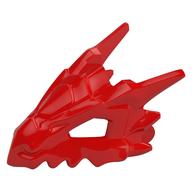 Creature Body Part, Dragon Head Upper Jaw, Hollow Eyes, Spikes Red