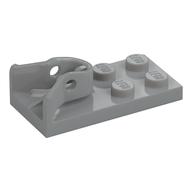 Plate Special 2 × 4 with Ball Receptacle on Top in Light Bluish Gray