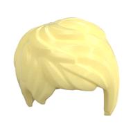 Hair Short Tousled with Side Part Leuchtendes Hellgelb
