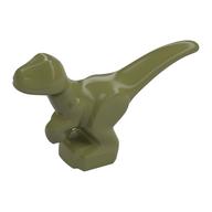 Animal, Dinosaur, Raptor, Baby [PLAIN] in Olive Green