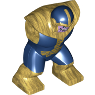 Body Giant, Thanos, Dark Blue Head Covering and Bodysuit and Lavender Face print Perlgold