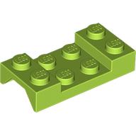Wheel Arch, Mudguard 2 × 4 Studded Lime