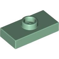 Plate Special 1 × 2 with 1 Stud without Groove (Jumper) Sandgrün